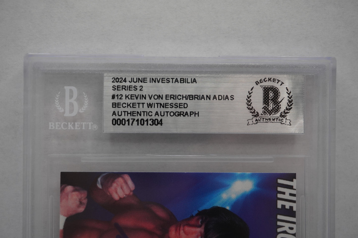 2024 JUNE INVESTABILIA SERIES 2 KEVIN VON ERICH #12 BGS AUTH. AUTO