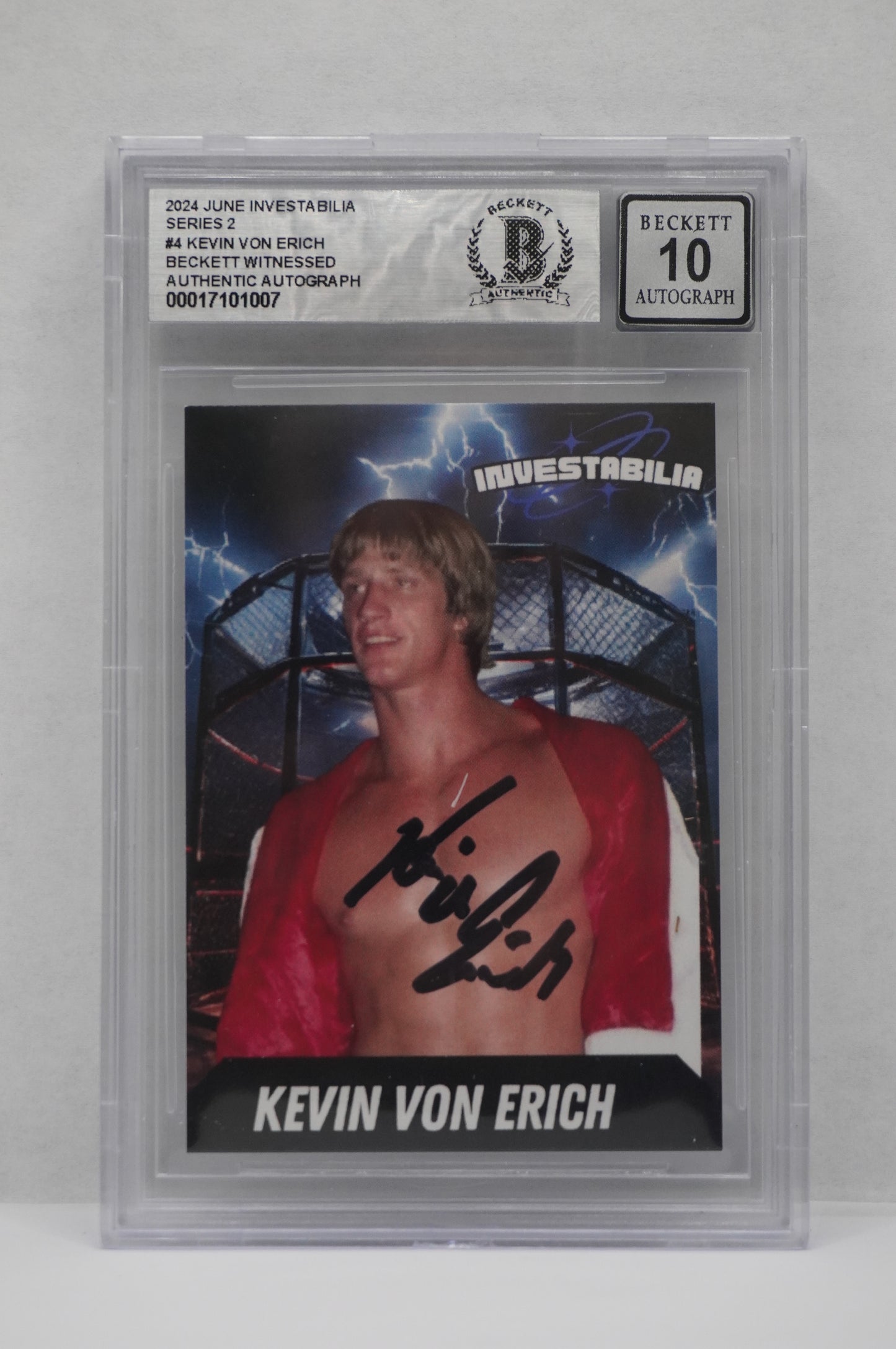 2024 JUNE INVESTABILIA SERIES 2 KEVIN VON ERICH #4 BGS AUTH. AUTO