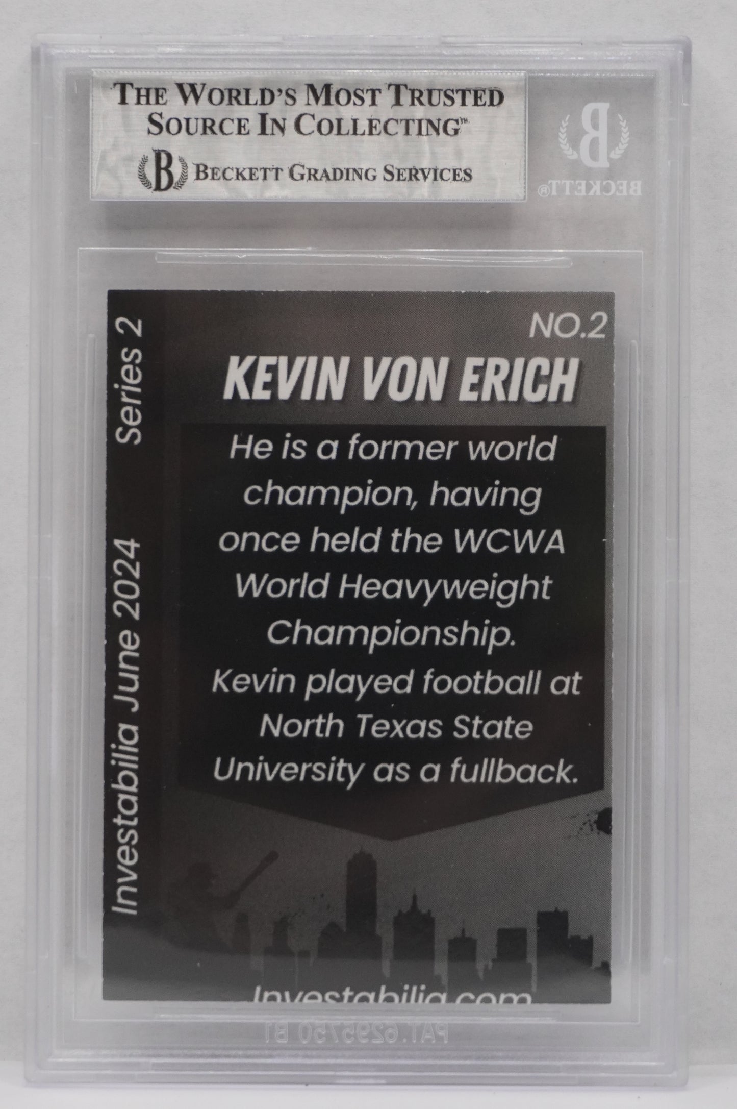 2024 JUNE INVESTABILIA SERIES 2 KEVIN VON ERICH #2 BGS AUTH. AUTO