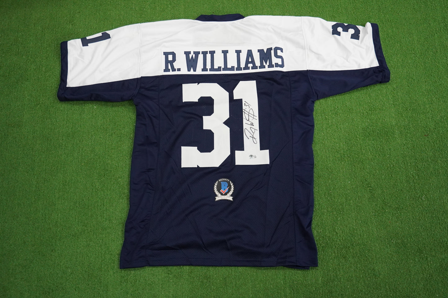 ROY WILLIAMS DALLAS COWBOYS SIGNED JERSEY Thanksgiving Game BAS COA