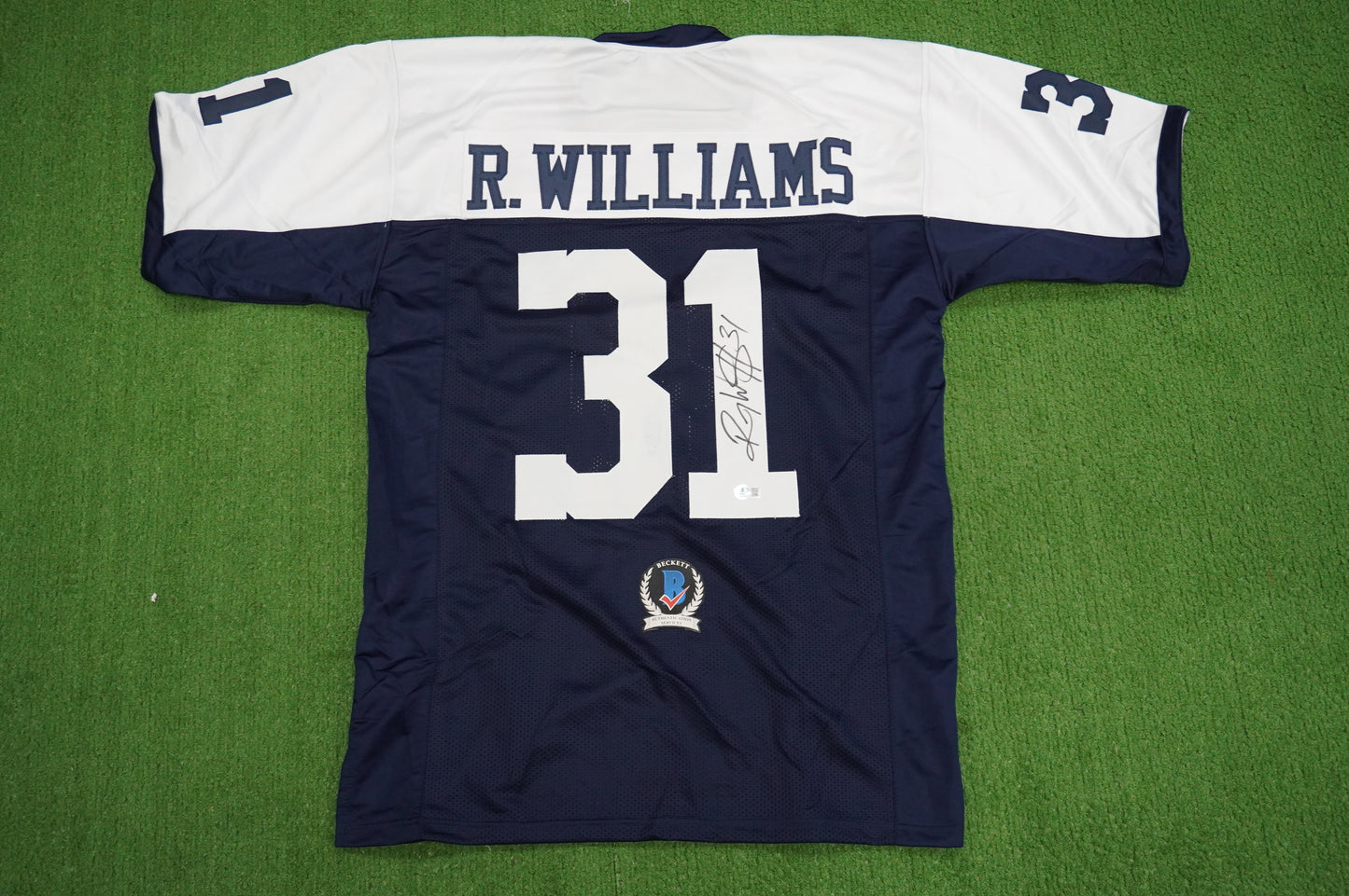 ROY WILLIAMS DALLAS COWBOYS SIGNED JERSEY Thanksgiving Game BAS COA