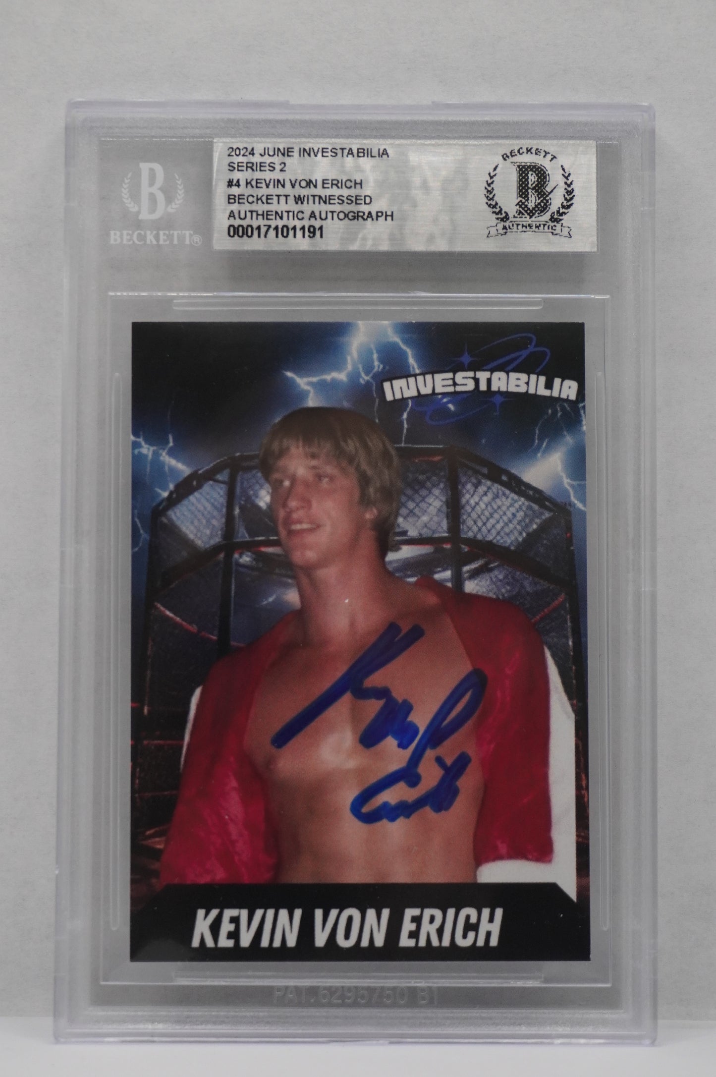 2024 JUNE INVESTABILIA SERIES 2 KEVIN VON ERICH #4 BGS AUTH. AUTO