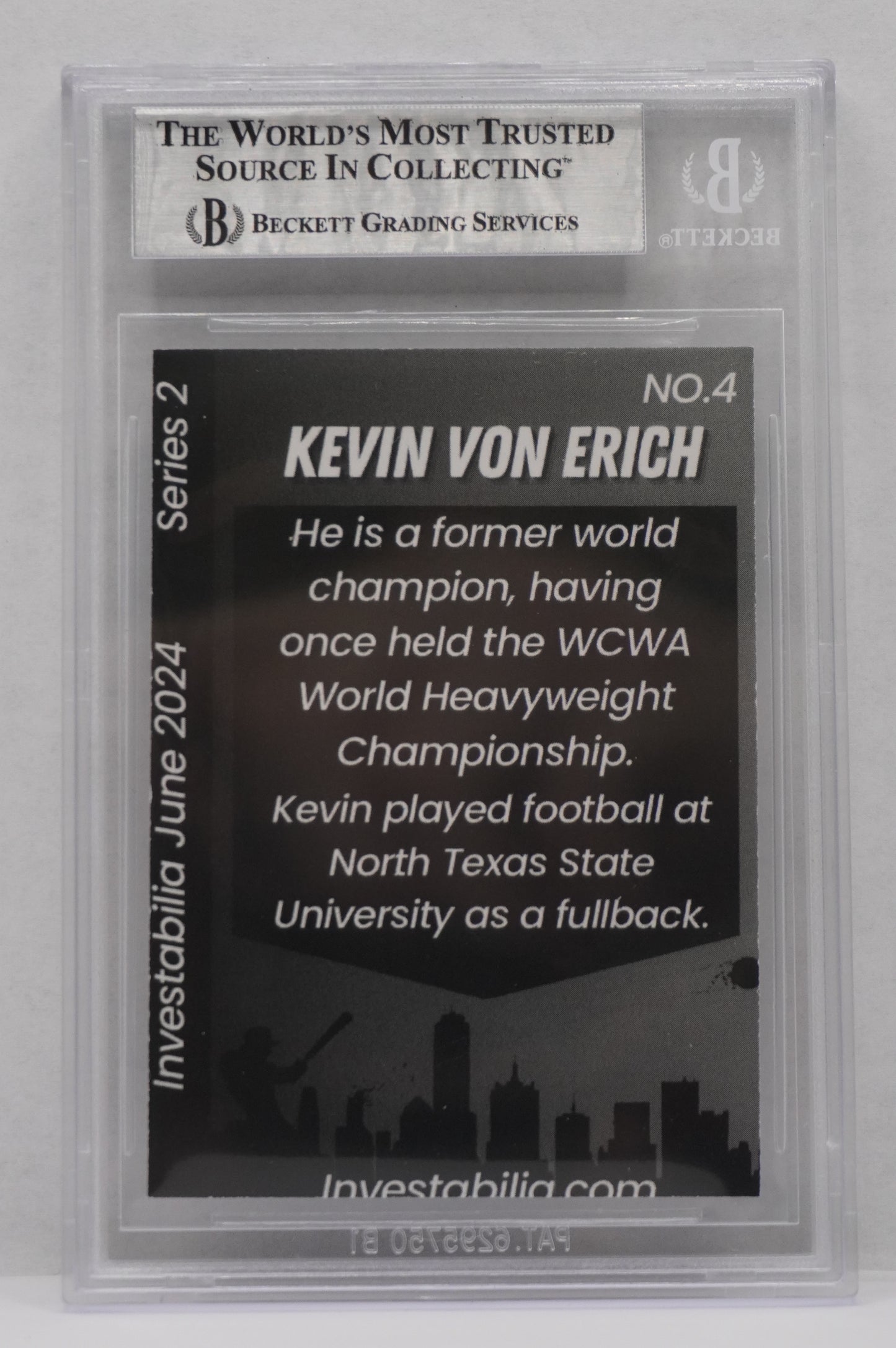 2024 JUNE INVESTABILIA SERIES 2 KEVIN VON ERICH #4 BGS AUTH. AUTO