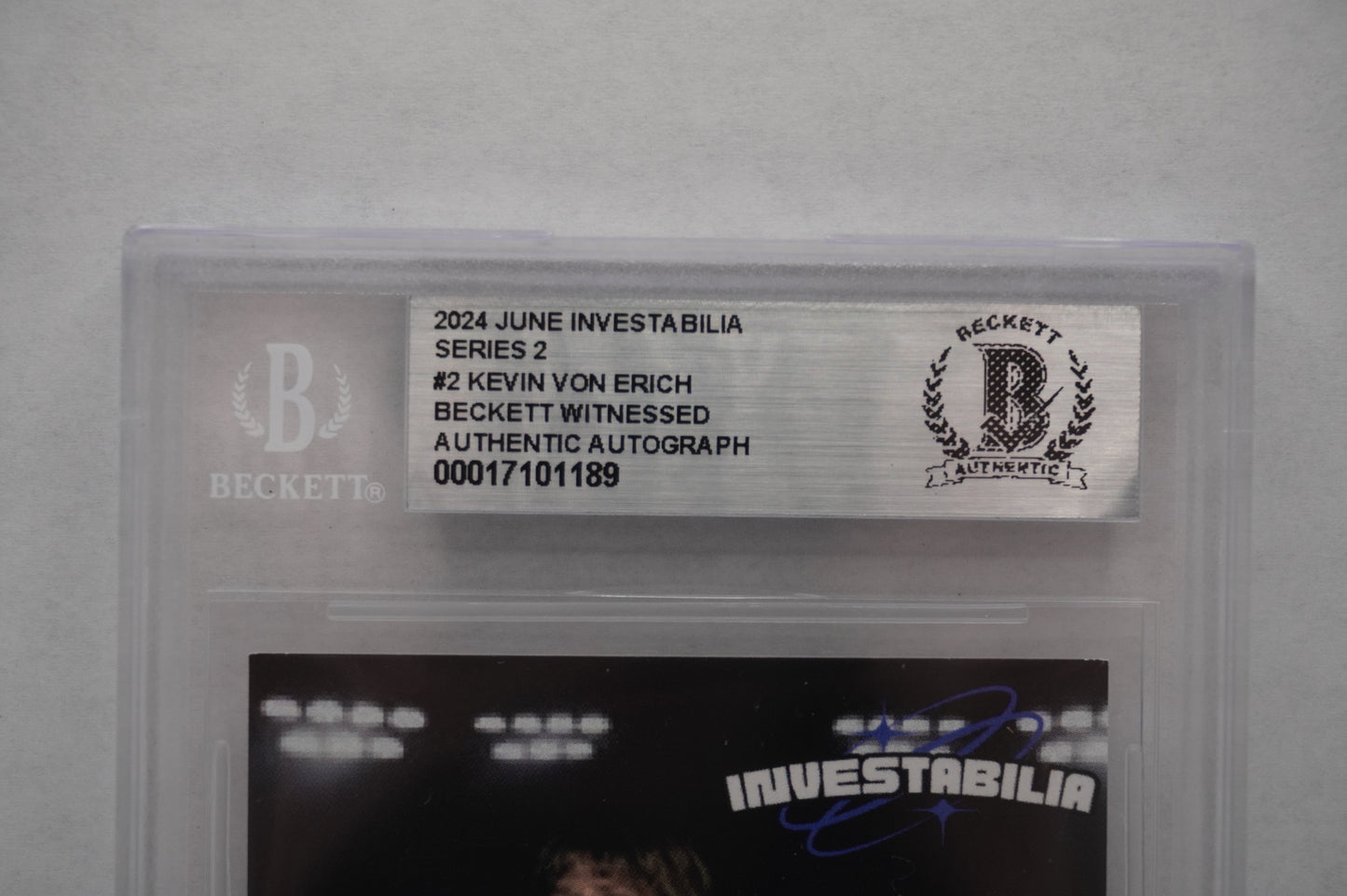 2024 JUNE INVESTABILIA SERIES 2 #2 KEVIN VON ERICH BAS AUTHENTIC AUTO