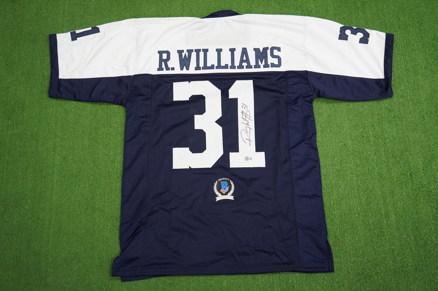 ROY WILLIAMS DALLAS COWBOYS SIGNED JERSEY Thanksgiving Game BAS COA