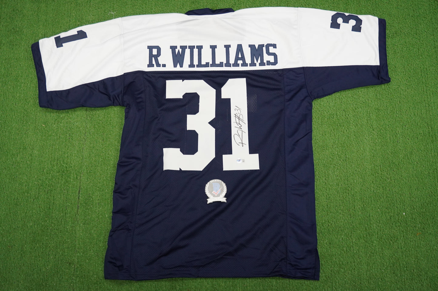 ROY WILLIAMS DALLAS COWBOYS SIGNED JERSEY Thanksgiving Game BAS COA