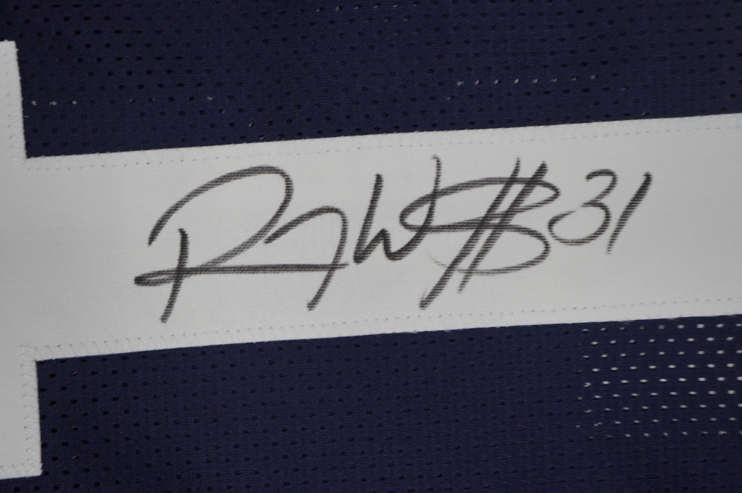 ROY WILLIAMS DALLAS COWBOYS SIGNED JERSEY Thanksgiving Game BAS COA