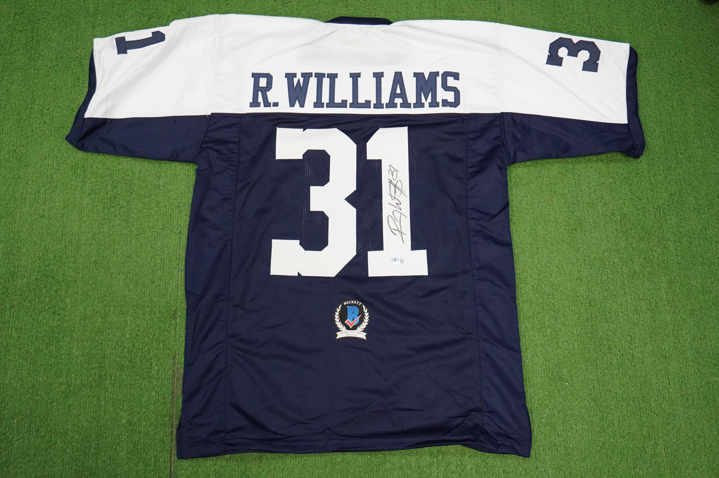 ROY WILLIAMS DALLAS COWBOYS SIGNED JERSEY Thanksgiving Game BAS COA