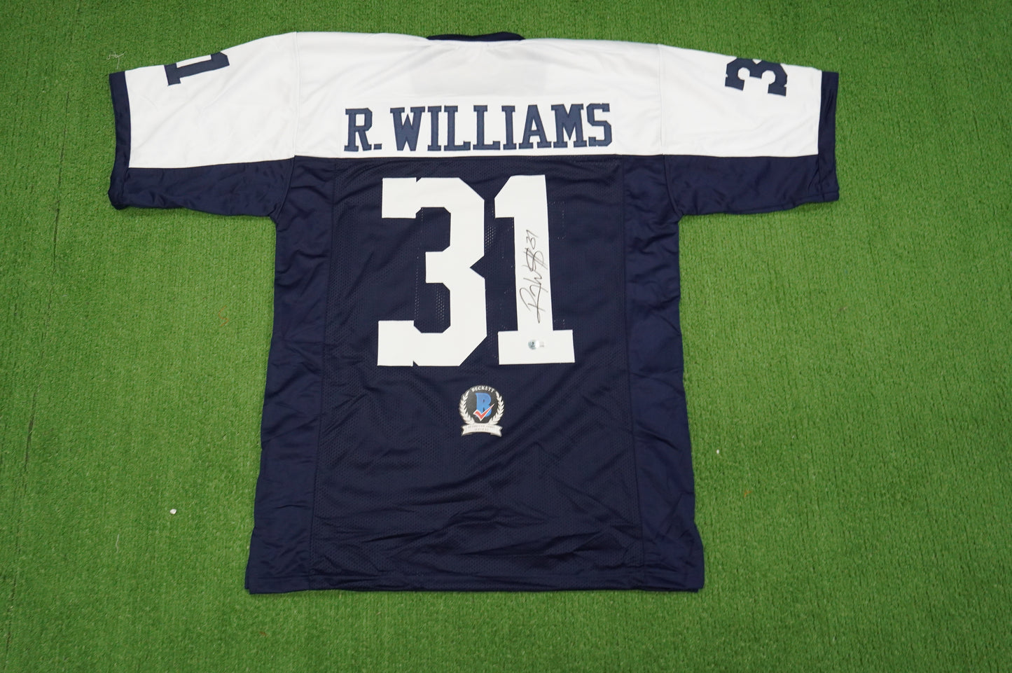 ROY WILLIAMS DALLAS COWBOYS SIGNED JERSEY Thanksgiving Game BAS COA