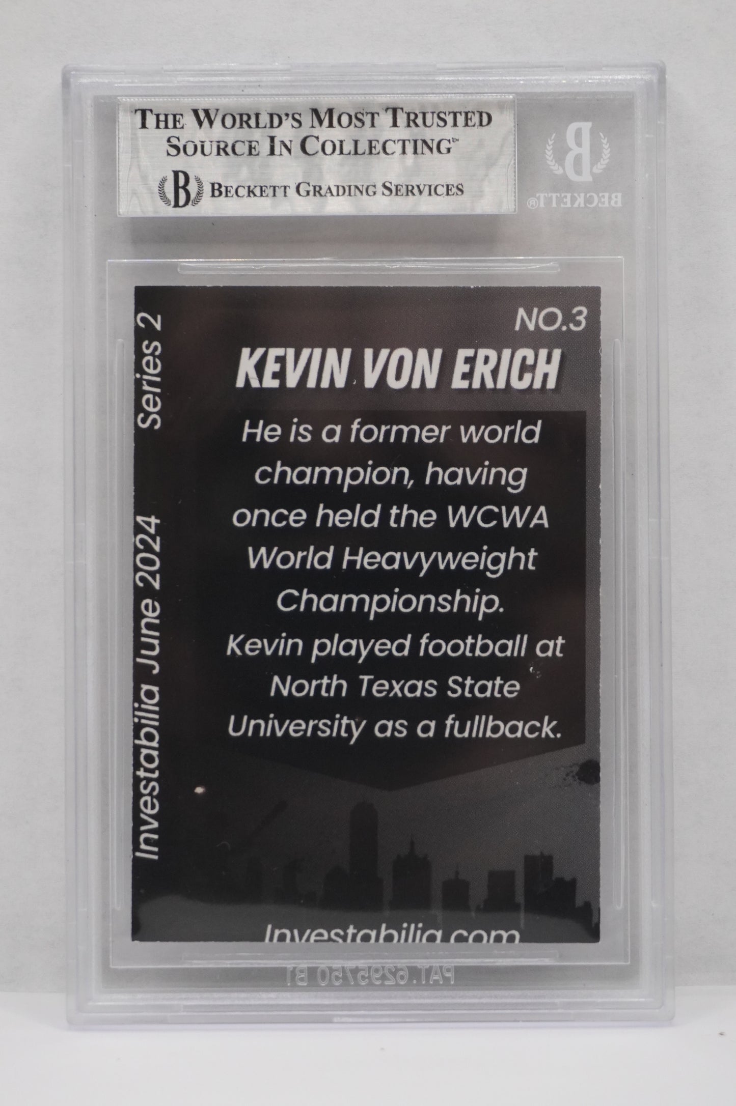 2024 JUNE INVESTABILIA SERIES 2 #3 KEVIN VON ERICH BAS AUTHENTIC AUTO