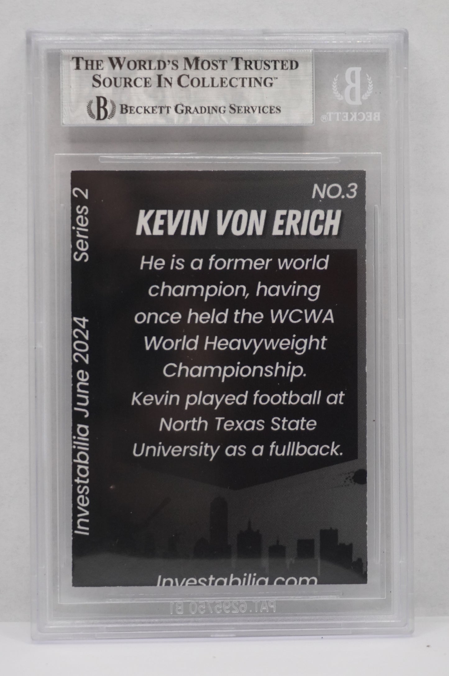 2024 JUNE INVESTABILIA SERIES 2 #3 KEVIN VON ERICH BAS AUTHENTIC AUTO