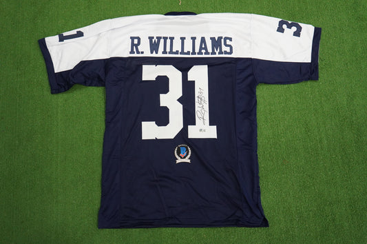 ROY WILLIAMS DALLAS COWBOYS SIGNED JERSEY Thanksgiving Game BAS COA