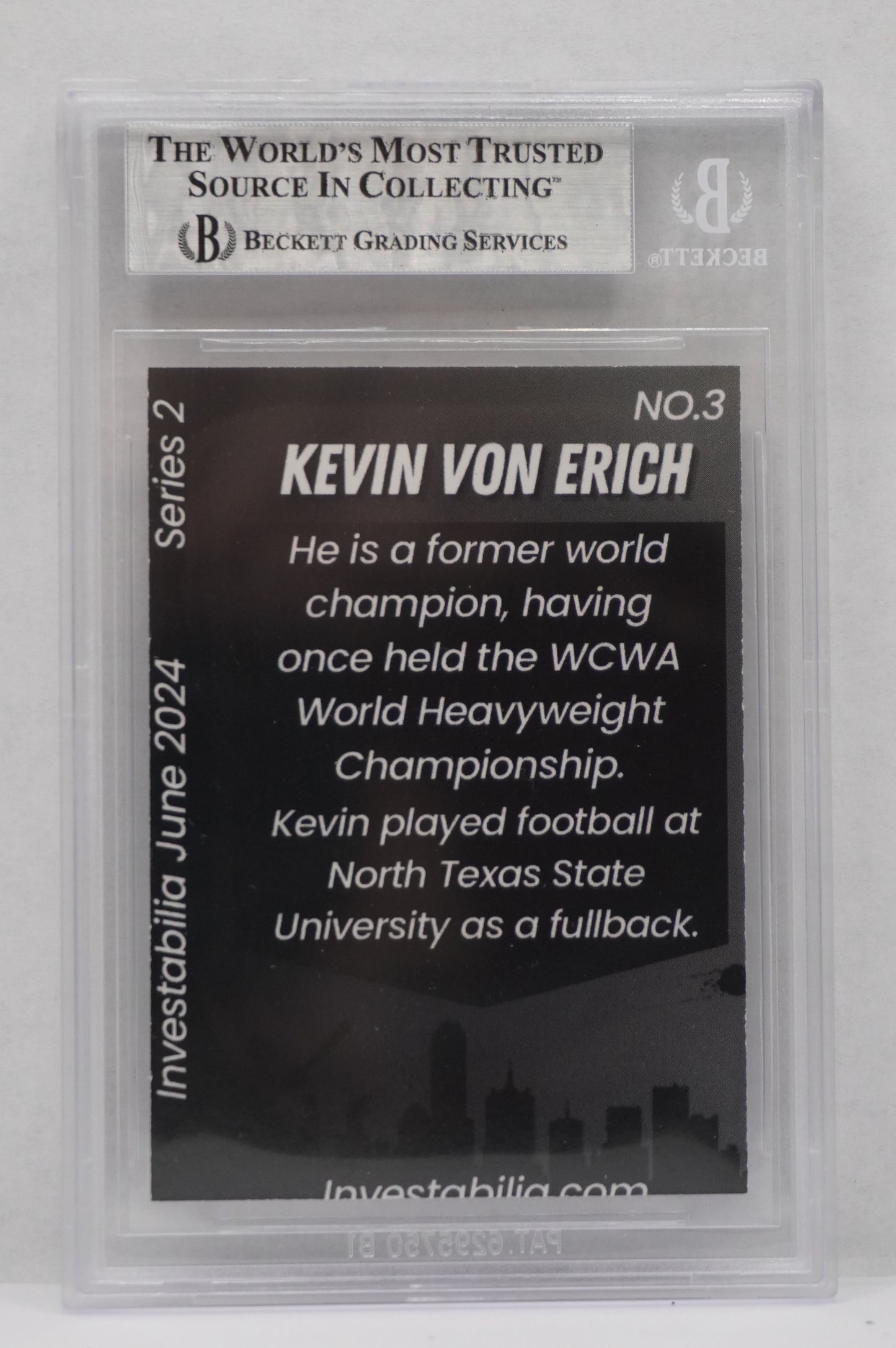 2024 JUNE INVESTABILIA SERIES 2 #3 KEVIN VON ERICH BAS AUTHENTIC AUTO