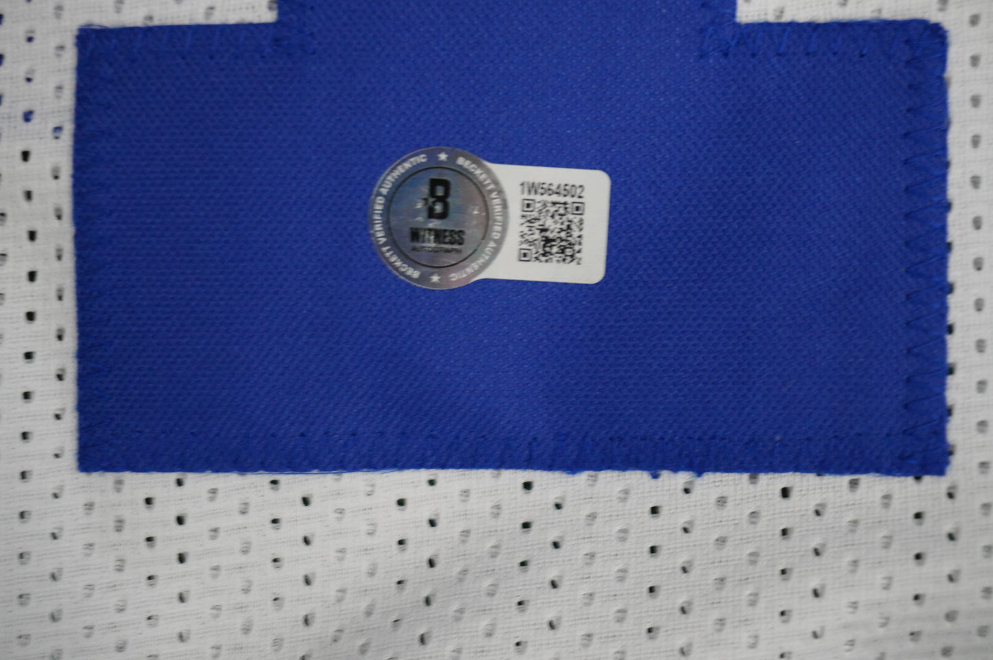 ROY WILLIAMS DALLAS COWBOYS SIGNED WHITE JERSEY BAS COA