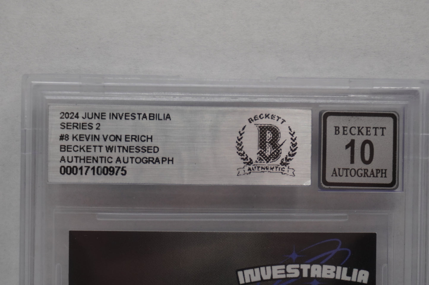 2024 JUNE INVESTABILIA SERIES 2 #8 KEVIN VON ERICH BAS AUTHENTIC AUTO 10