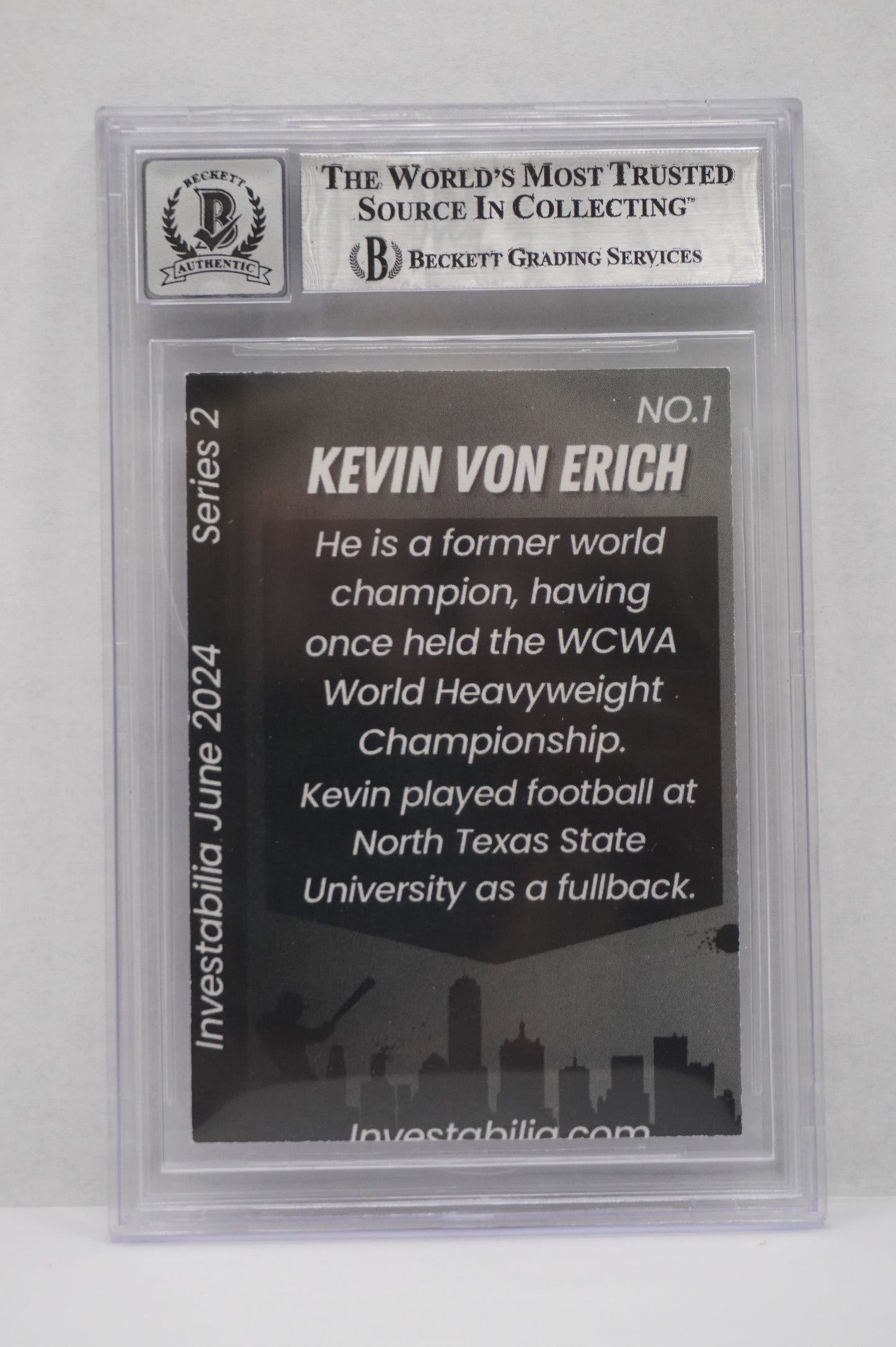 2024 2024 JUNE INVESTABILIA SERIES 2 #1 KEVIN VON ERICH BAS AUTHENTIC AUTO 10