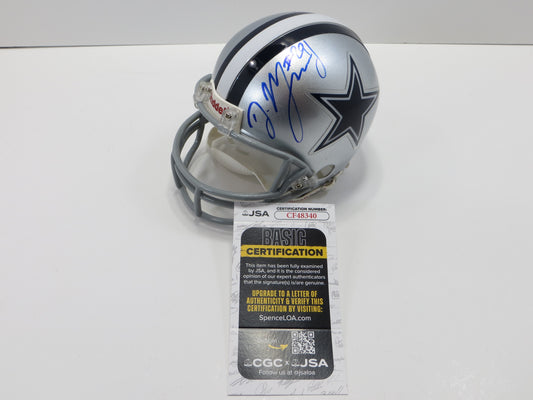 DeMARCO MURRAY SIGNED DALLAS COWBOYS MINI HELMET Oklahoma Sooners JSA COA