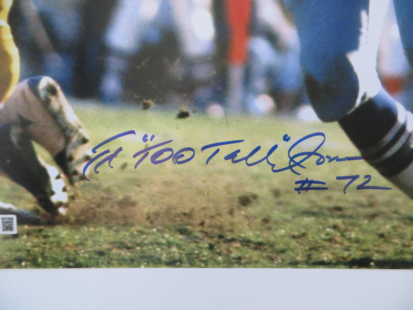 ED TOO TALL JONES DALLAS COWBOYS SIGNED 16X20 PHOTO BAS COA