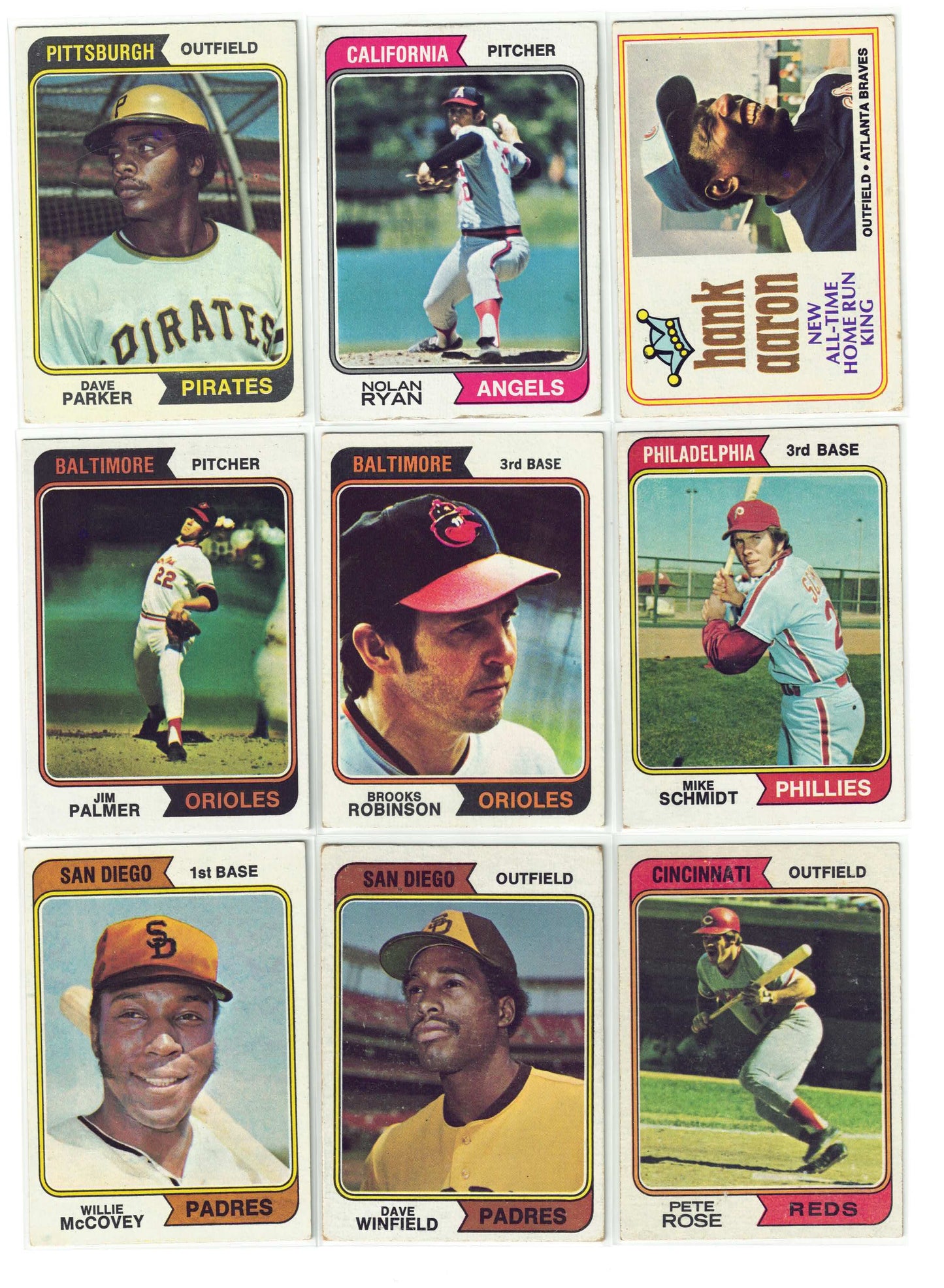 1974 Topps Baseball Complete Set (660) DAVE WINFIELD ROOKIE RC