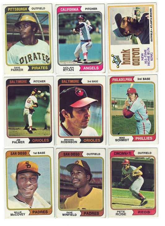 1974 Topps Baseball Complete Set (660) DAVE WINFIELD ROOKIE RC
