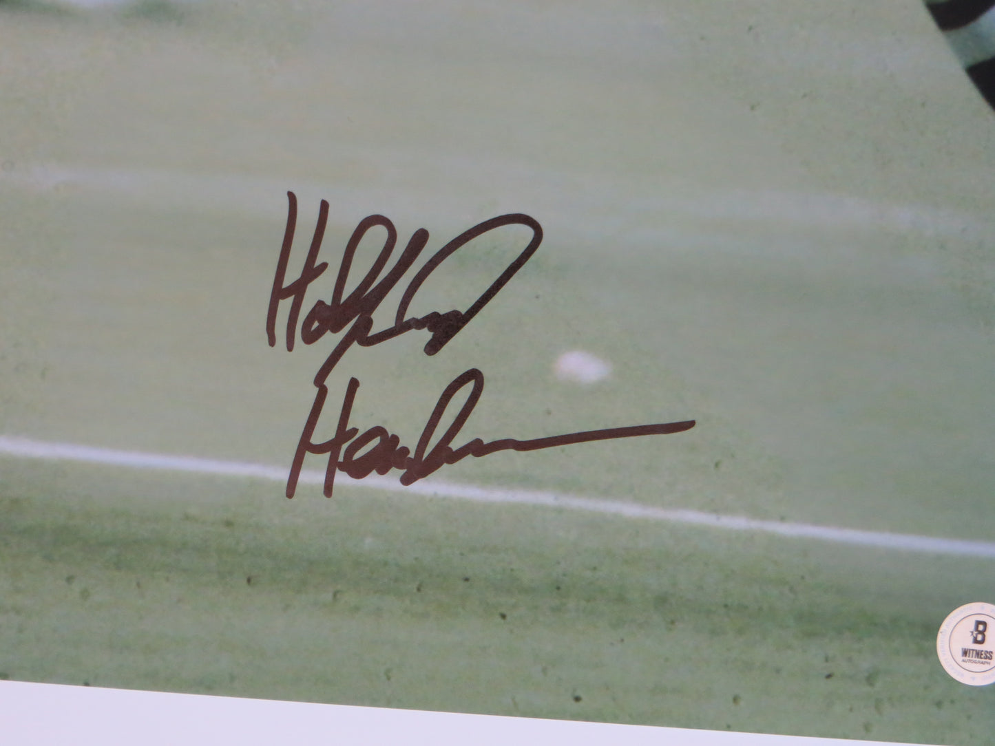 THOMAS HOLLYWOOD HENDERSON DALLAS COWBOYS SIGNED 16X20 PHOTO EYES BAS