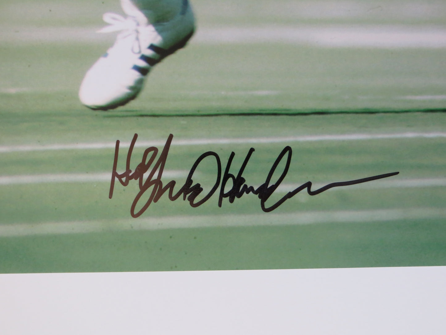 THOMAS HOLLYWOOD HENDERSON DALLAS COWBOYS SIGNED 16X20 PHOTO STANCE BAS