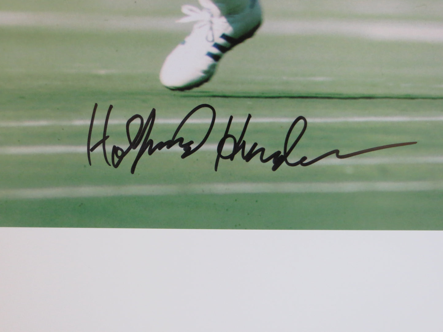 THOMAS HOLLYWOOD HENDERSON DALLAS COWBOYS SIGNED 16X20 PHOTO STANCE BAS