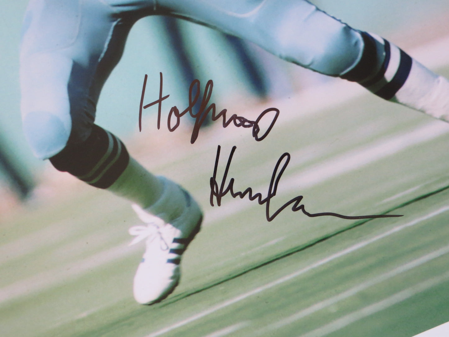 THOMAS HOLLYWOOD HENDERSON DALLAS COWBOYS SIGNED 16X20 PHOTO STANCE BAS