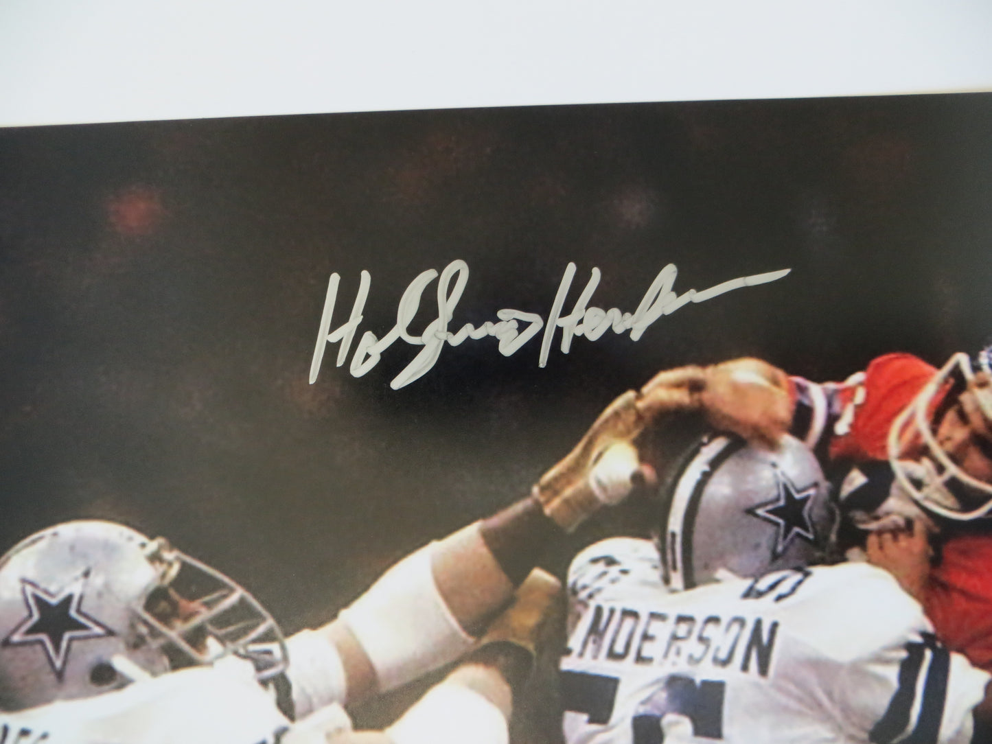 THOMAS HOLLYWOOD HENDERSON SIGNED 16X20 Super Bowl BAS COA