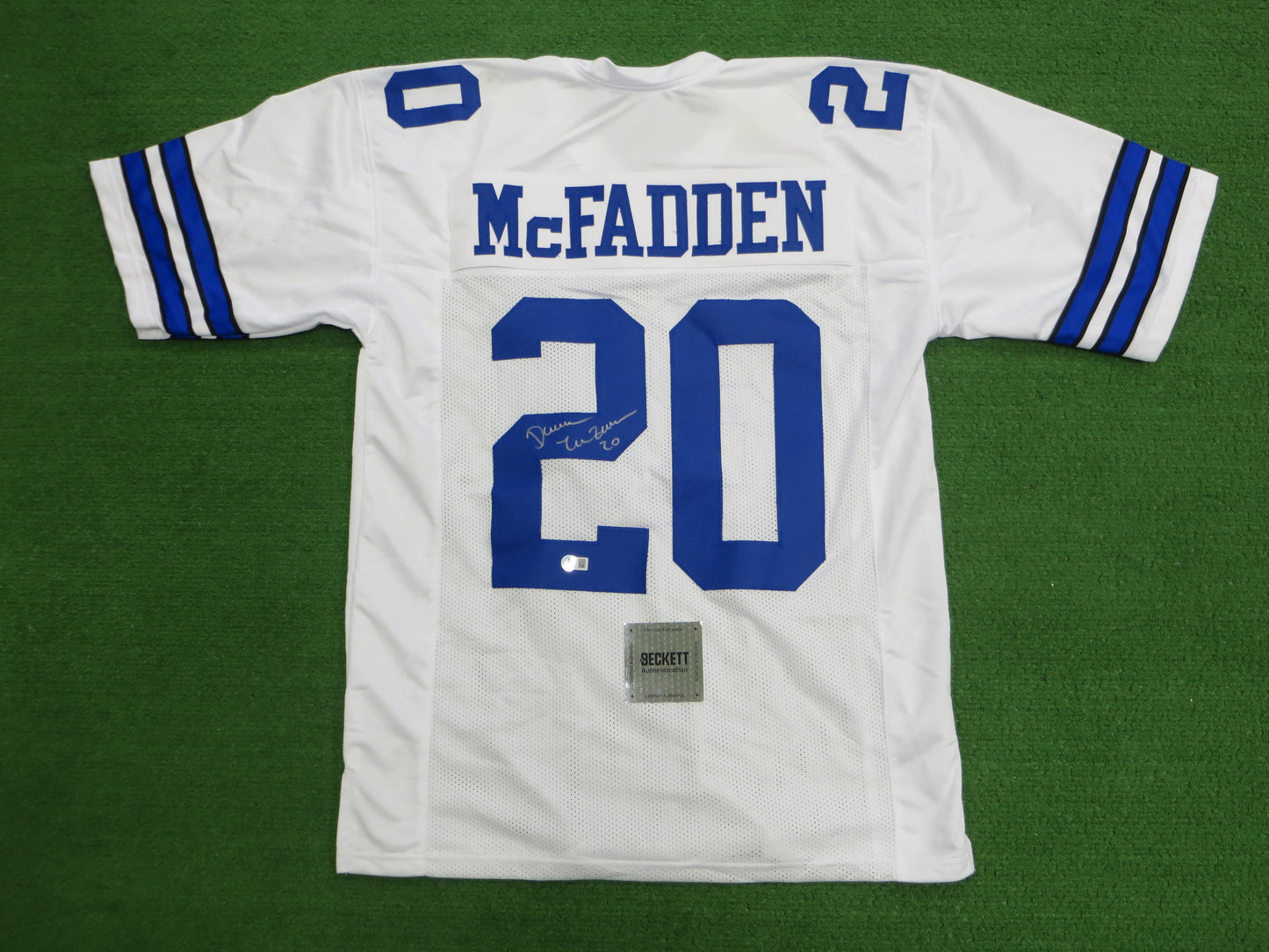 DARREN McFADDEN DALLAS COWBOYS SIGNED JERSEY Arkansas Razorbacks XL BAS