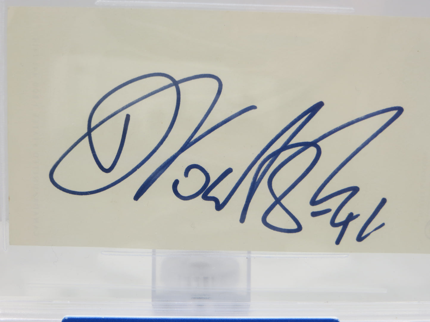 DIRK NOWITZKI Dallas Mavericks SIGNED CUT BAS Beckett SLAB Germany