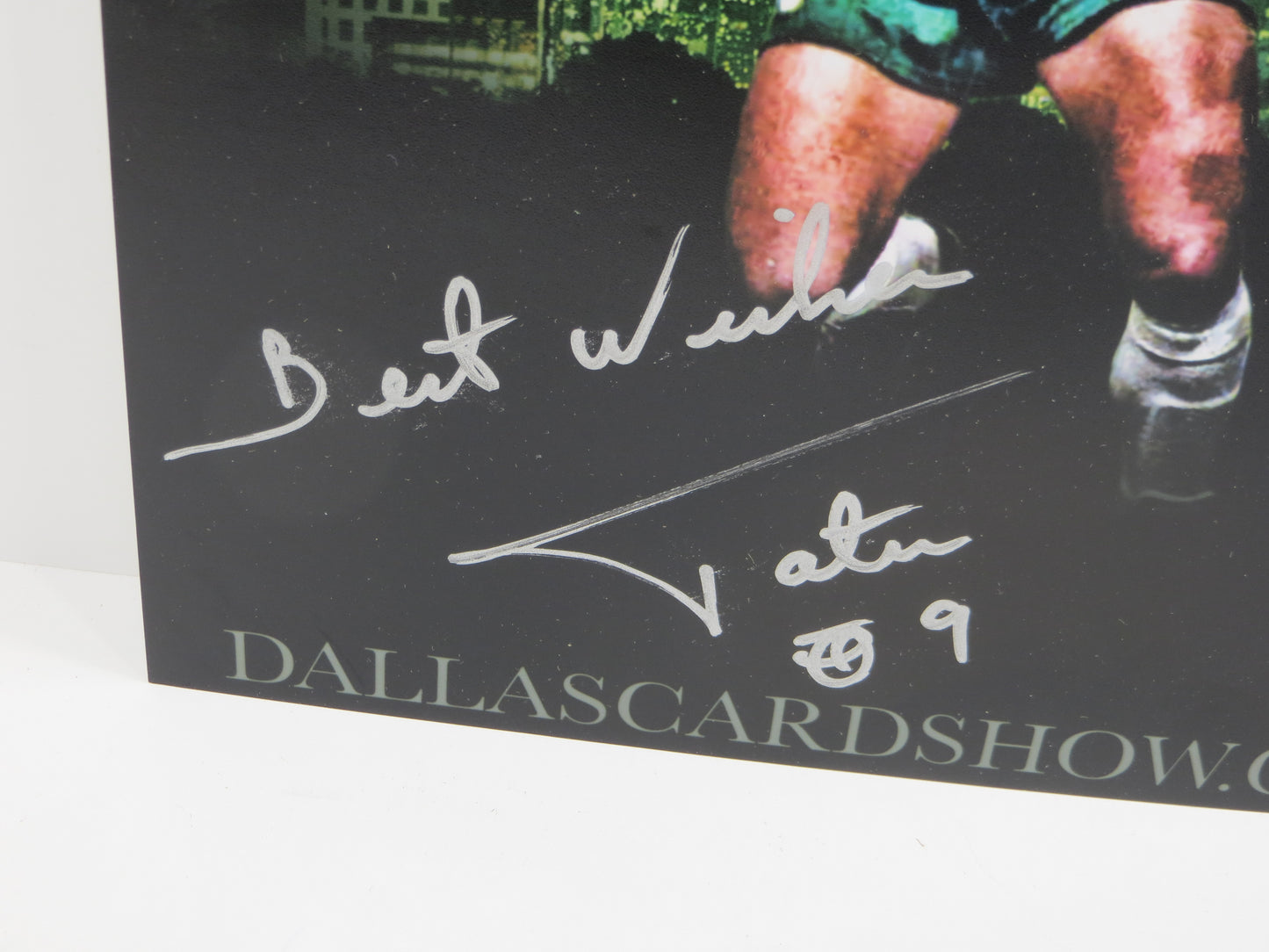 Antonio TATU Pecorari SIGNED 8x10 DALLAS SIDEKICKS Skyline PHOTO DCS Authentic