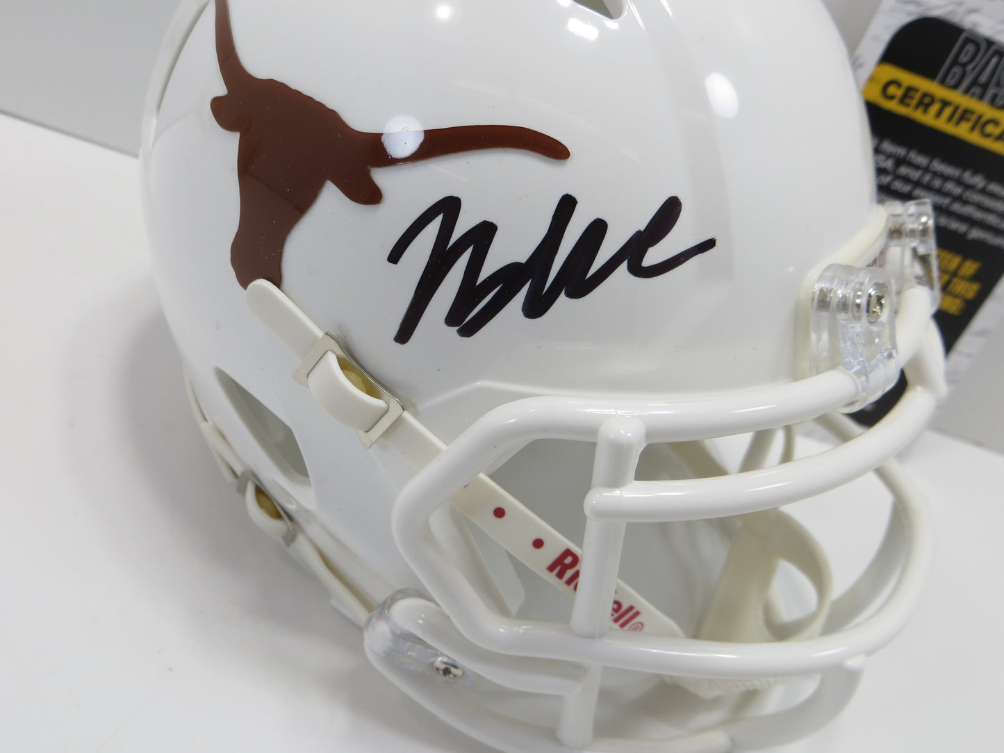 JAYDON BLUE SIGNED TEXAS LONGHORNS MINI HELMET Dallas Cowboys JSA COA