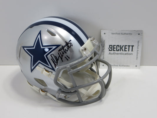 DANNY WHITE SIGNED DALLAS COWBOYS MINI HELMET ASU SUN DEVILS BAS
