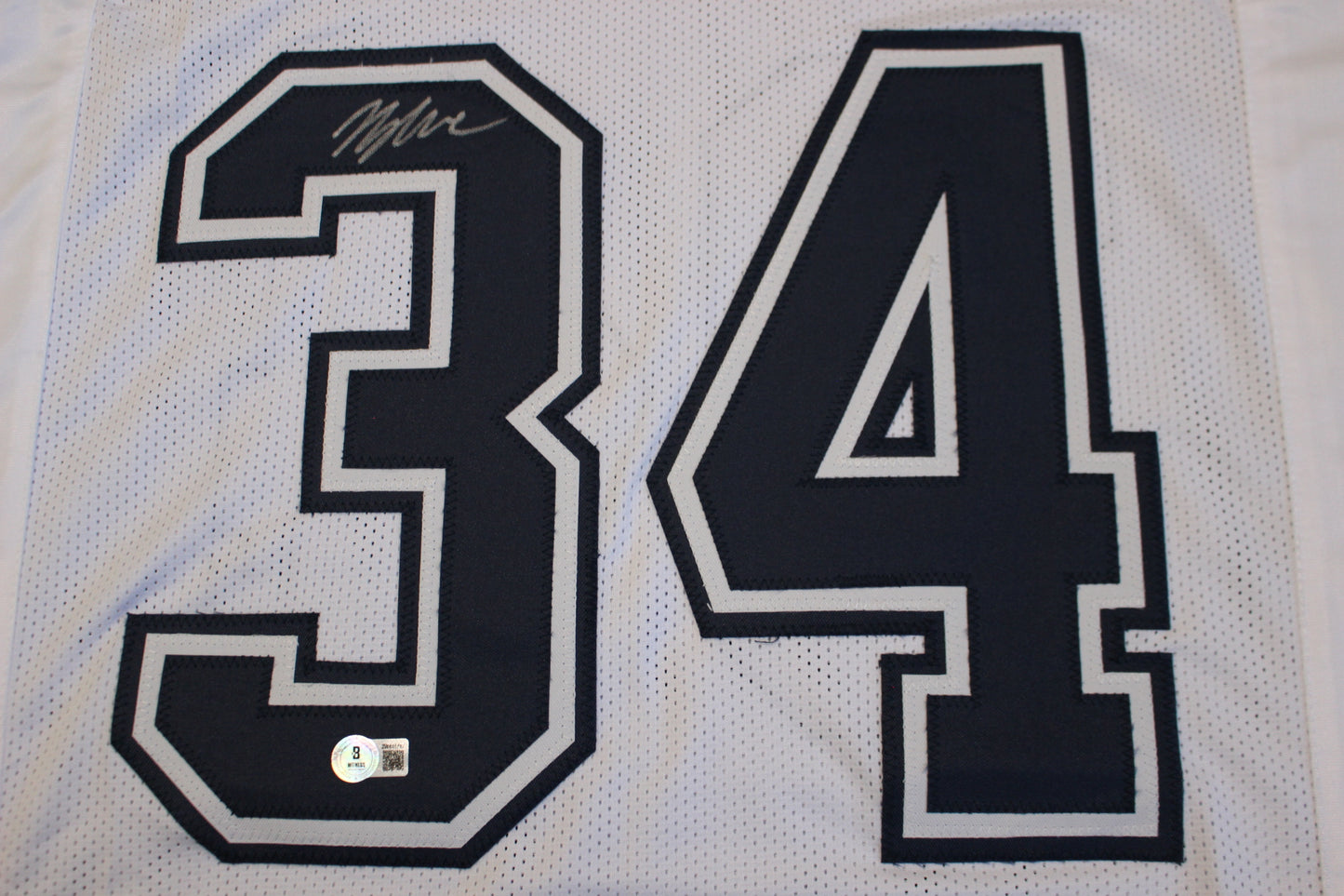 JAYDON BLUE DALLAS COWBOYS SIGNED ALT FOOTBALL JERSEY UT Longhorns BAS COA