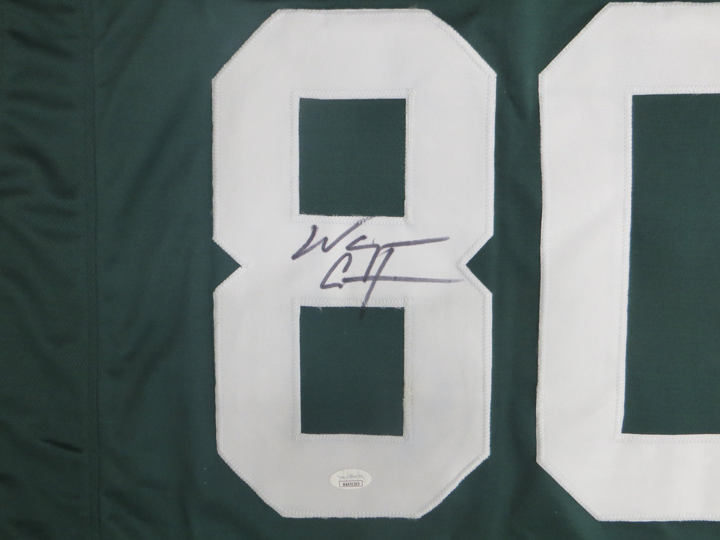 WAYNE CHREBET NEW YORK NY JETS SIGNED JERSEY Hofstra