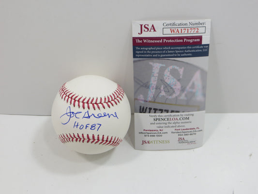JOE GREENE PITTSBURGH STEELERS SIGNED Rawlings OML BASEBALL w/HOF 87 JSA PROOF