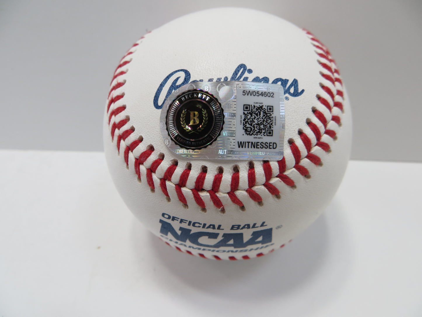 DAYTON TOCKEY SIGNED Rawlings NCAA 2026 WS BASEBALL OU OKLAHOMA SOONERS BAS