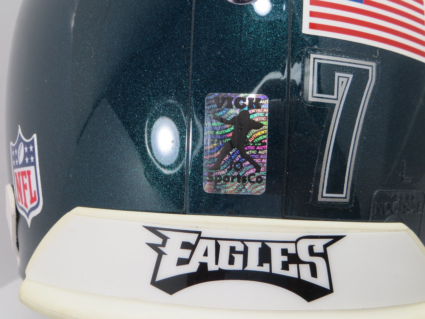 MIKE MICHAEL VICK Philadelphia Eagles SIGNED AUTHENTIC PROLINE HELMET w/VISOR