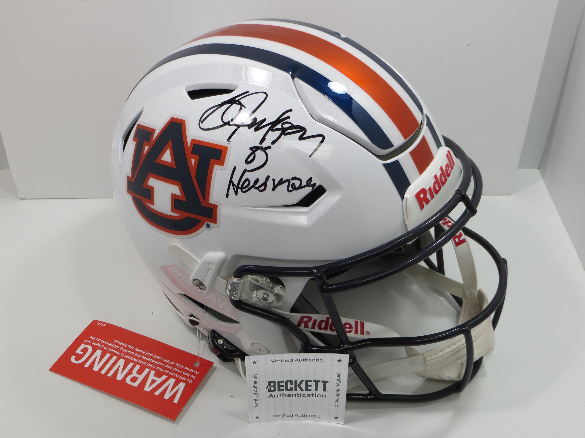 BO JACKSON AUBURN TIGERS SIGNED RIDDELL SPEED FLEX HELMET w/Heisman RAIDERS BAS BO JACKSON AUBURN TIGERS SIGNED RIDDELL SPEED FLEX HELMET w/Heisman RAIDERS BAS