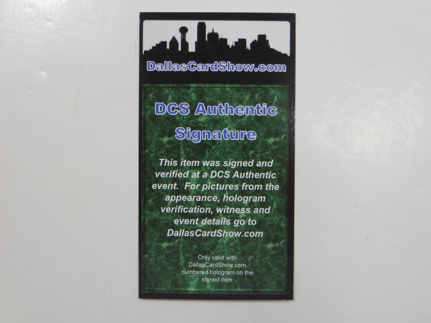 Antonio TATU Pecorari SIGNED 8x10 DALLAS SIDEKICKS Skyline PHOTO DCS Authentic