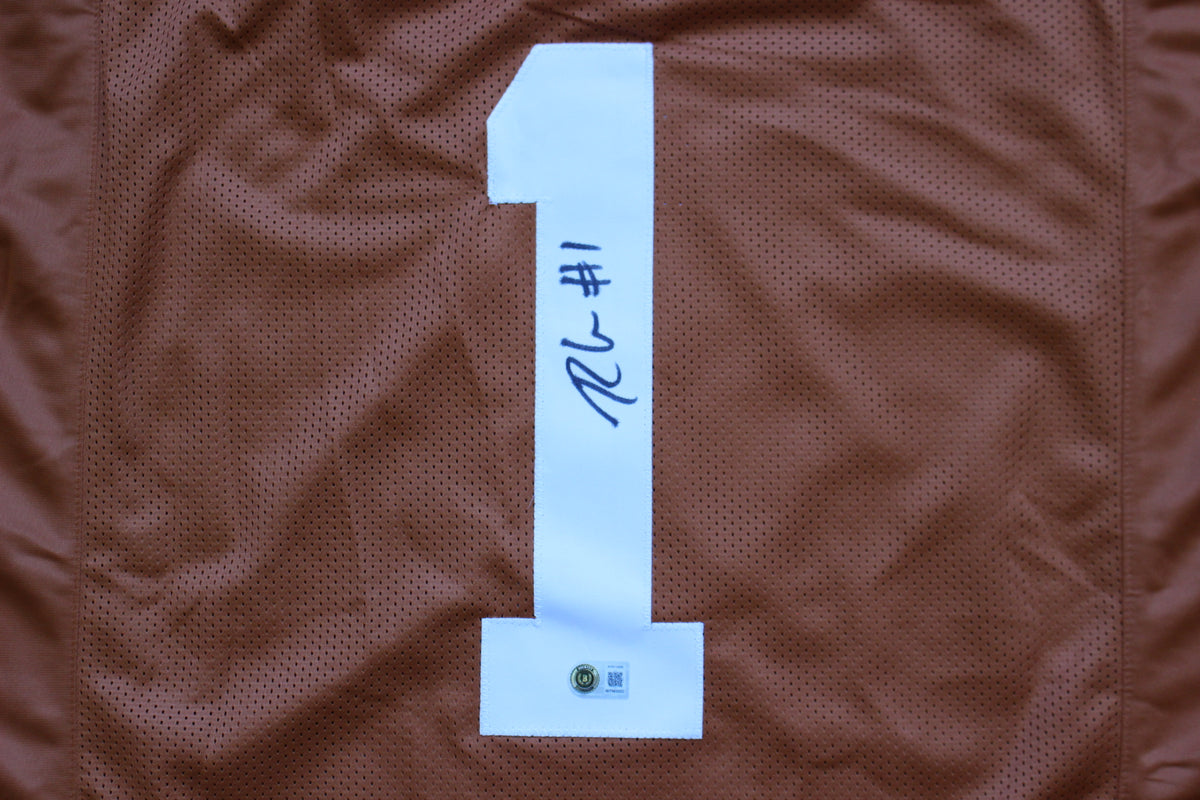 RYAN WINGO TEXAS UT LONGHORNS SIGNED BURNT ORANGE JERSEY BAS COA