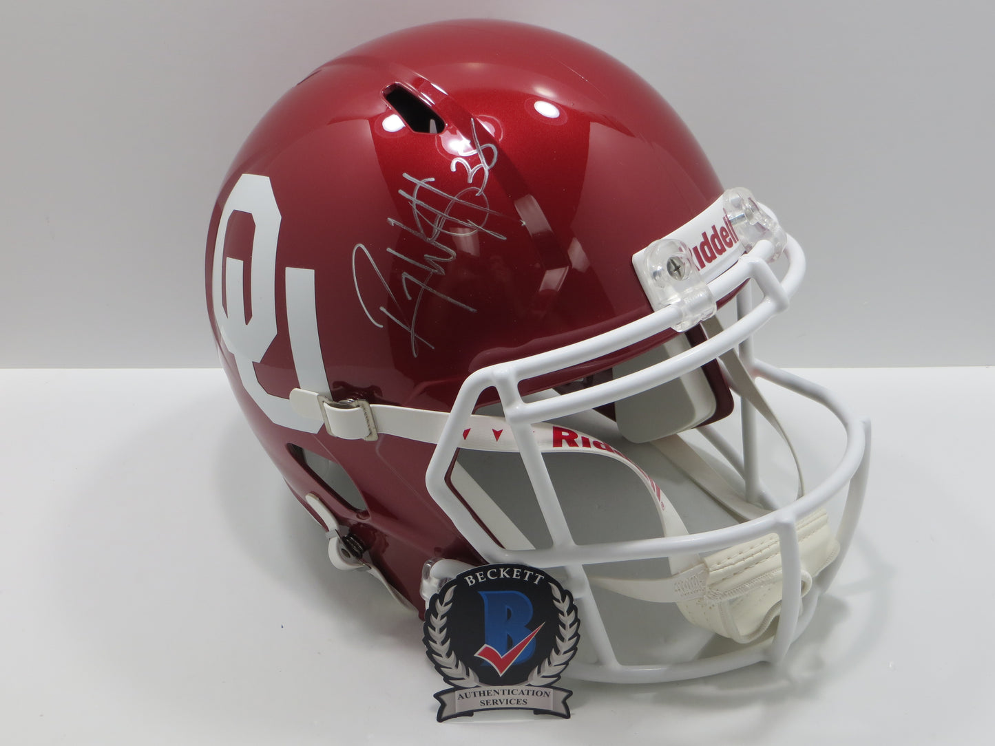 ROY WILLIAMS OU OKLAHOMA SOONERS SIGNED FULL SIZE Helmet Dallas Cowboys BAS