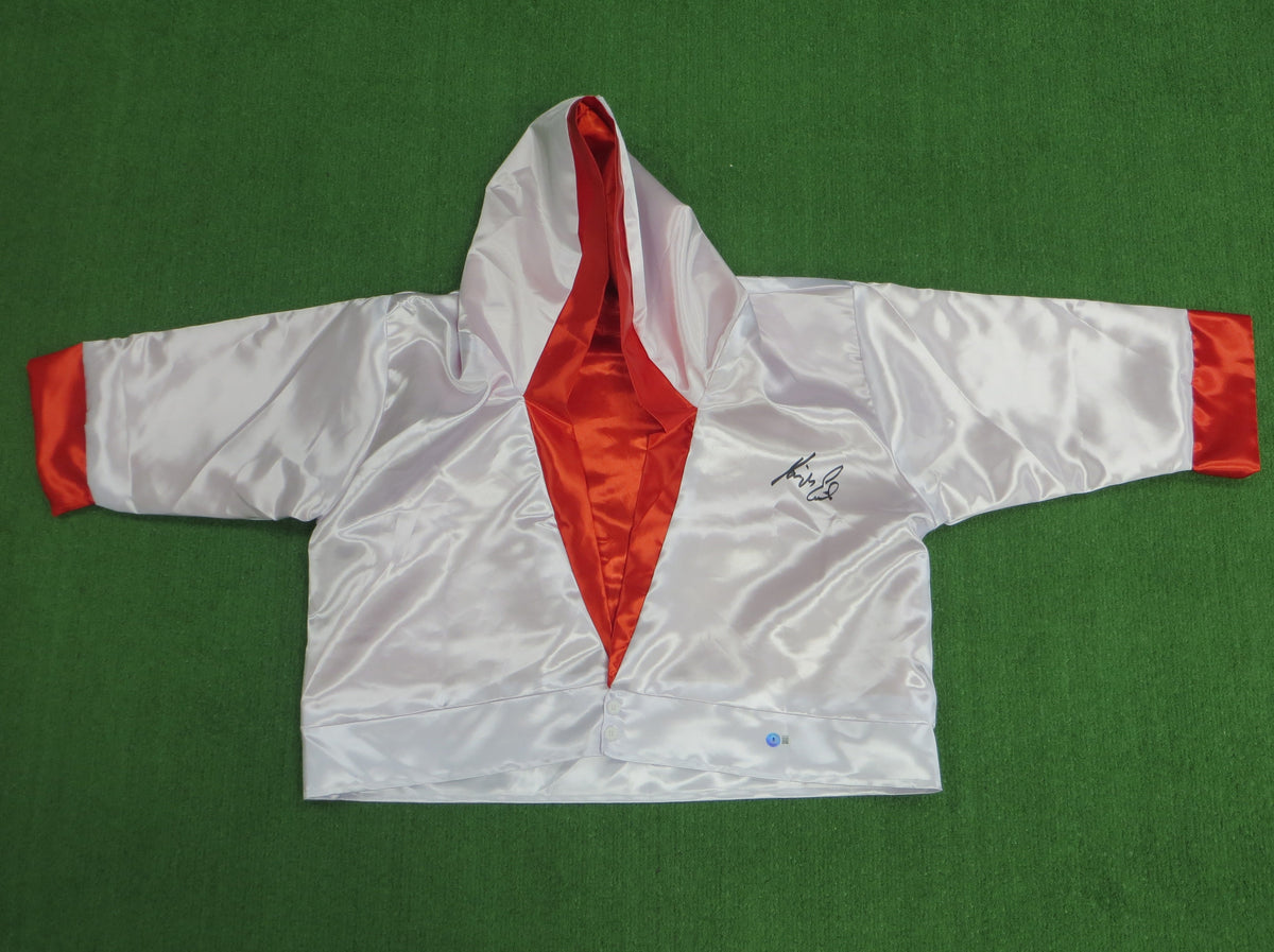 KEVIN VON ERICH SIGNED WHITE RING ROBE BAS COA