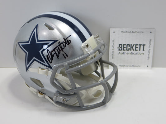 DANNY WHITE SIGNED DALLAS COWBOYS MINI HELMET ASU SUN DEVILS BAS