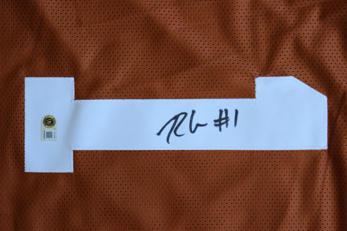 RYAN WINGO TEXAS UT LONGHORNS SIGNED BURNT ORANGE JERSEY BAS COA