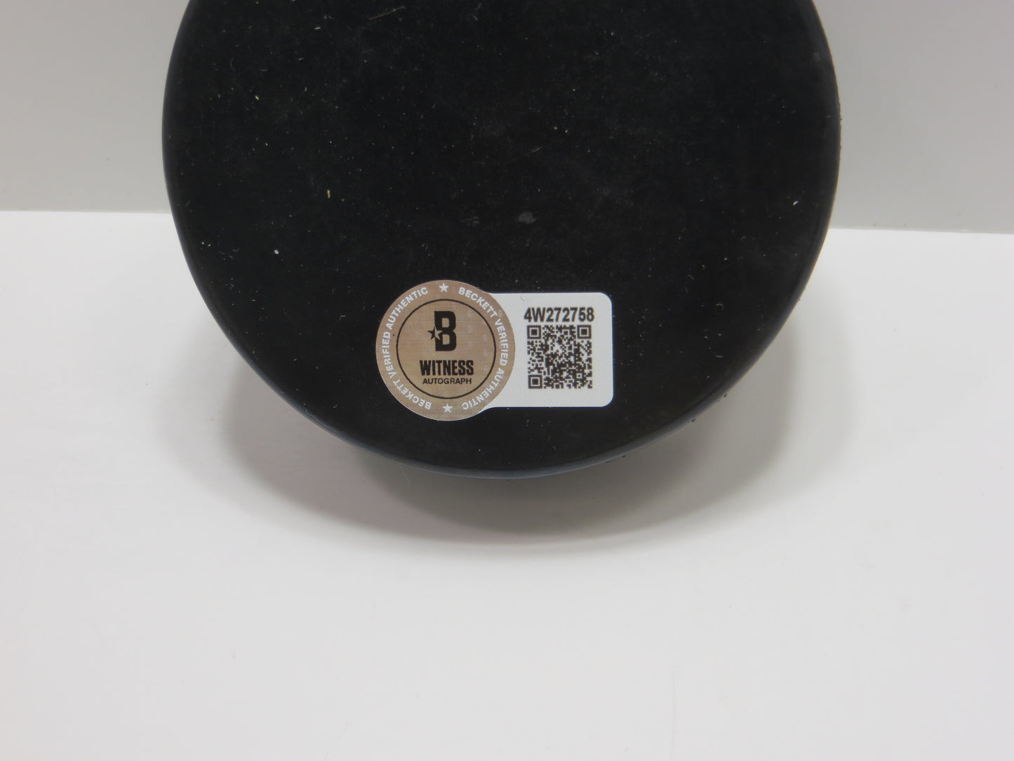 DERIAN HATCHER DALLAS STARS SIGNED Team USA PUCK BAS COA
