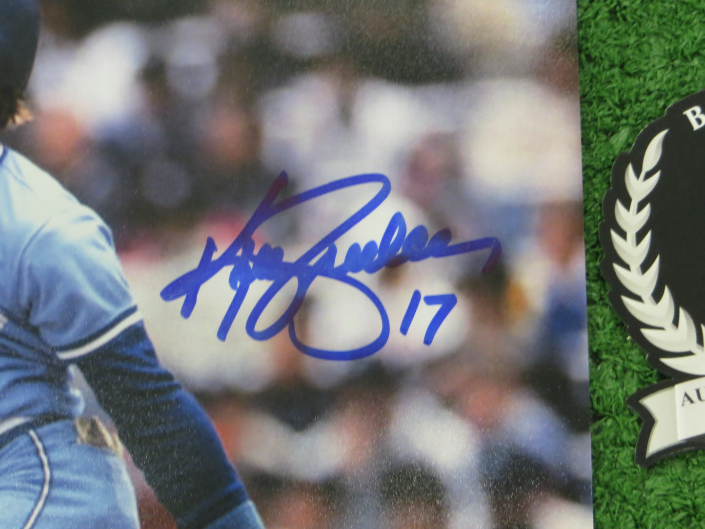 KELLY GRUBER Signed 8x10 Photo TORONTO BLUE JAYS BAS COA