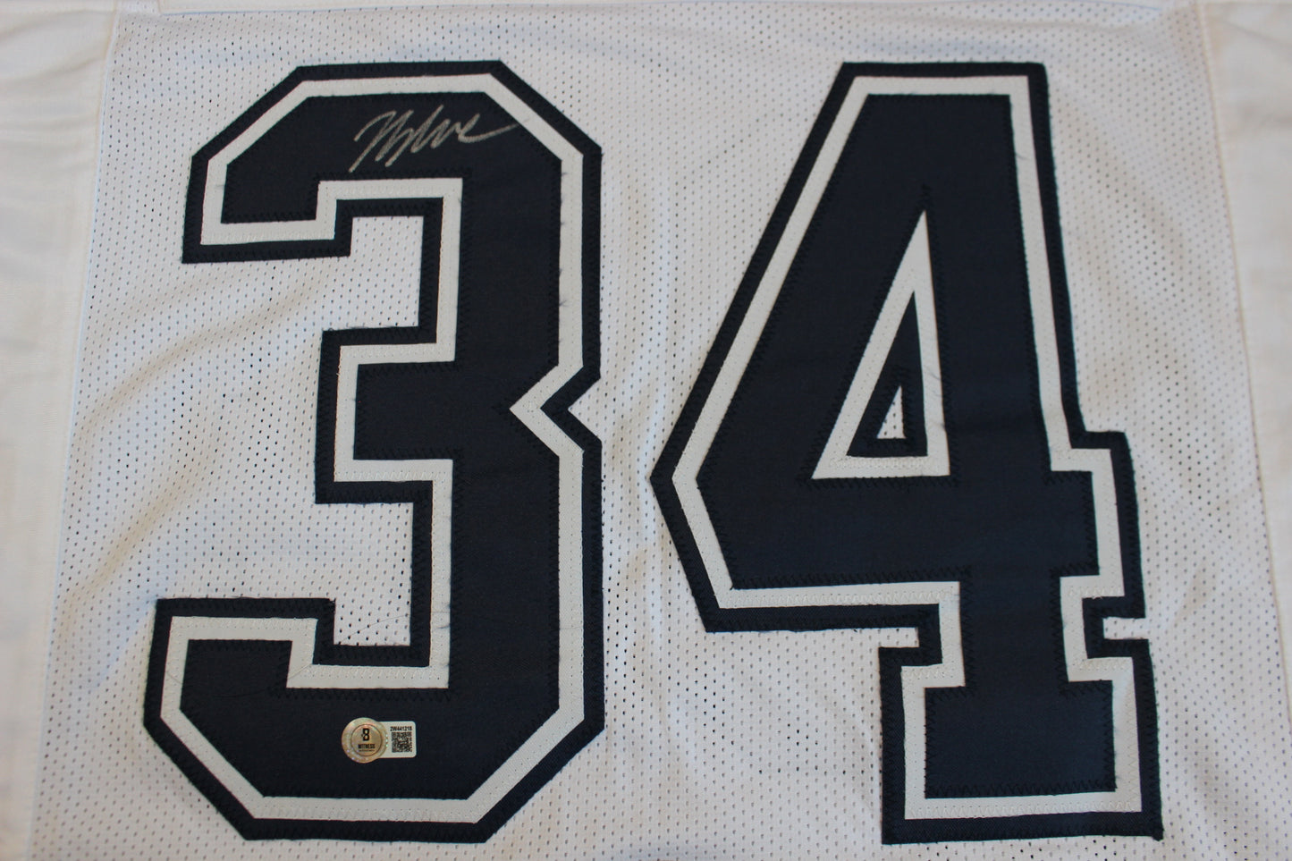 JAYDON BLUE DALLAS COWBOYS SIGNED ALT FOOTBALL JERSEY UT Longhorns BAS COA