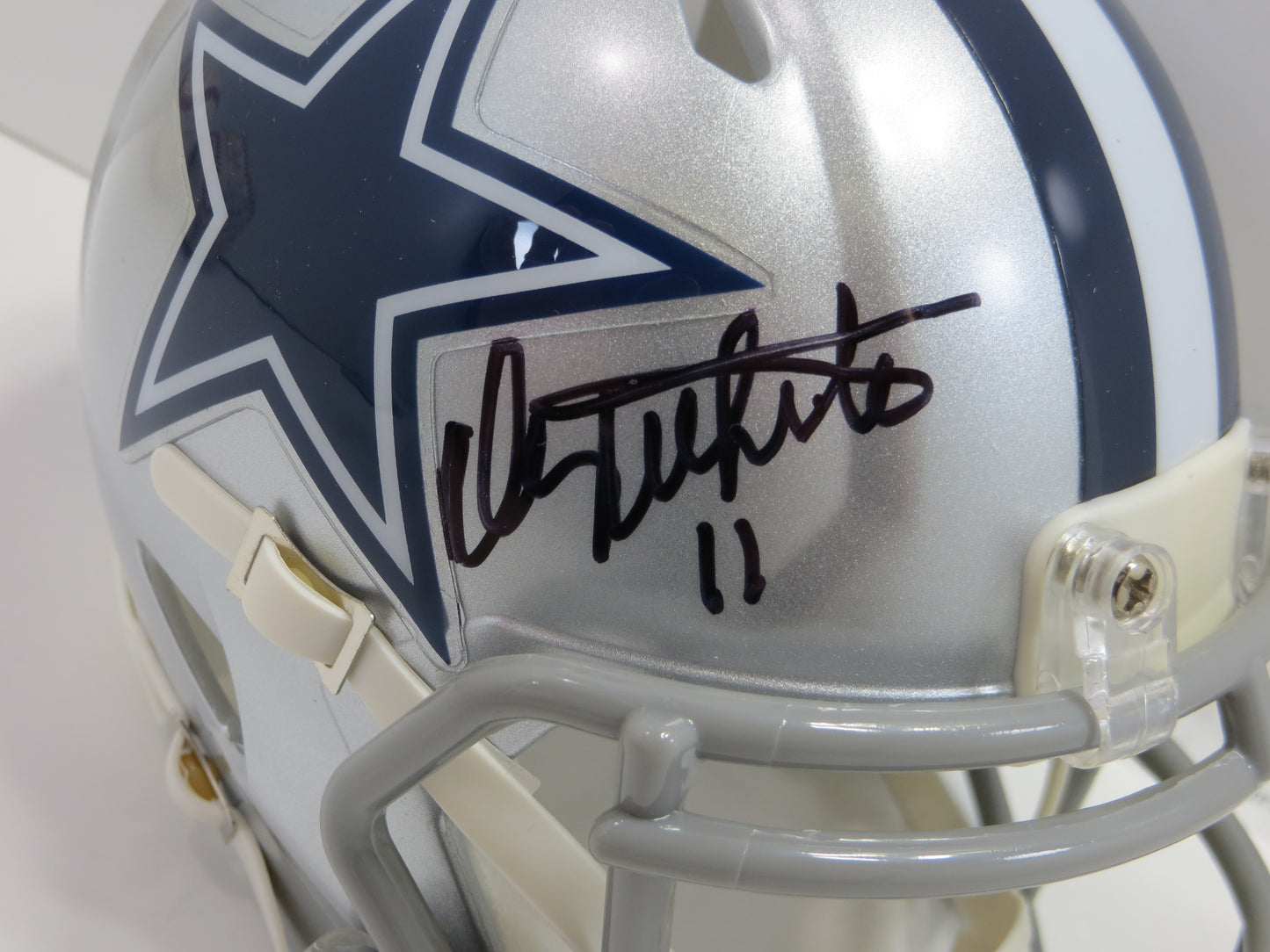 DANNY WHITE SIGNED DALLAS COWBOYS MINI HELMET ASU SUN DEVILS BAS